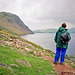 Looking back to Angler's Crag on Ennerdale Water (Scan from May 1990)