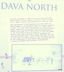 Dava North Rail hut signage