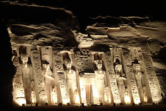 Nefertari Temple At Night