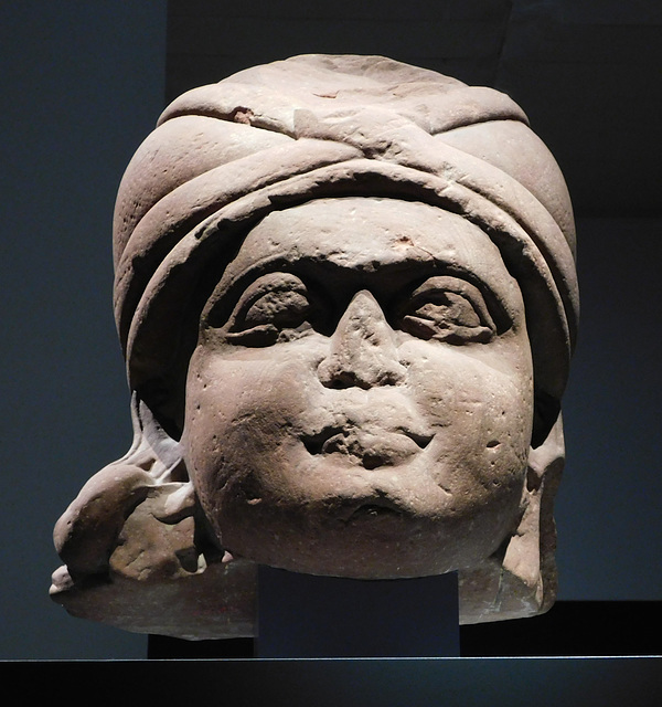 Head of a Yaksha in the Metropolitan Museum of Art, October 2023