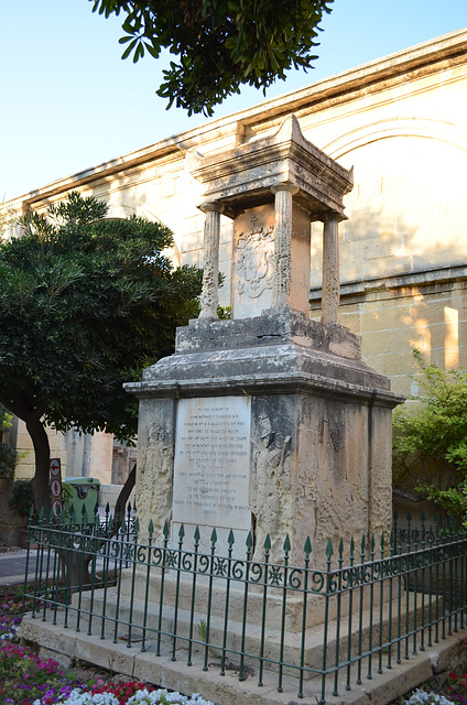 Malta, Valetta, To the Memory of John Bathurst Thompson