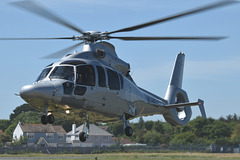 M-HELI arriving at Solent Airport (5) - 4 July 2019