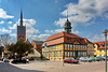 Grabow, Rathaus und Stadtkirche