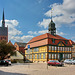 Grabow, Rathaus und Stadtkirche