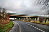 Massener Heide mit Autobahnbrücke der A1 (Unna) / 25.12.2020