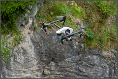 Drohne im Abflug
