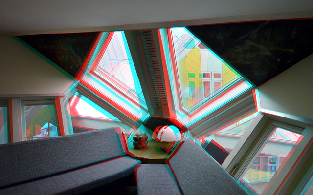 Interieur Cubic-houses Rotterdam 3D