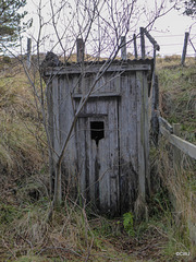 A locked potty stop in the middle of nowhere?