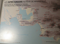 Musée de l'Histoire de Marseille : sites gaulois régionaux.