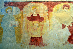 Figures des Saints - Peintures murales de la Chapelle de Réveillon - Eure-et-Loir