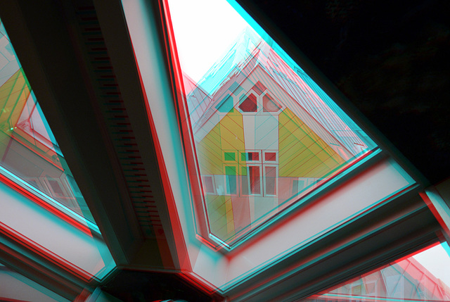 Window Cubic-houses Rotterdam 3D