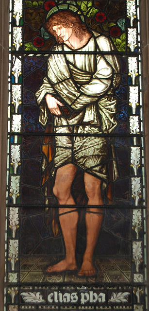 Detail of Sir Edward Burne-Jones Stained Glass, St  Martin's Church, Birmingham