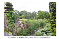 The garden to the east of the Manor House at Michelham Priory - 15.6.2016