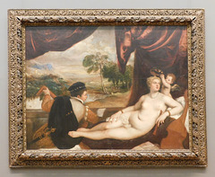 Venus and the Lute Player by Titian in the Metropolitan Museum of Art, February 2019