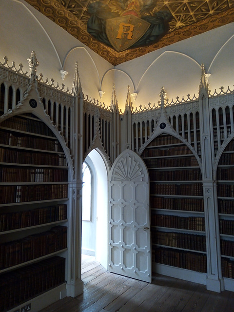 Entering the Library at Strawberry Hill...