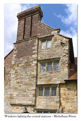 Windows & chimneys at Michelham Priory - 15.6.2016