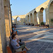 Malta, Valetta, Arches Gallery of Upper Barrakka Gardens