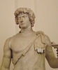 Detail of the Antinous-Bacchus in the Naples Archaeological Museum, July 2012