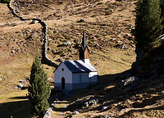 Tschuggenkapelle an der Flüelapassstraße