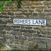 Fisher's Lane sign