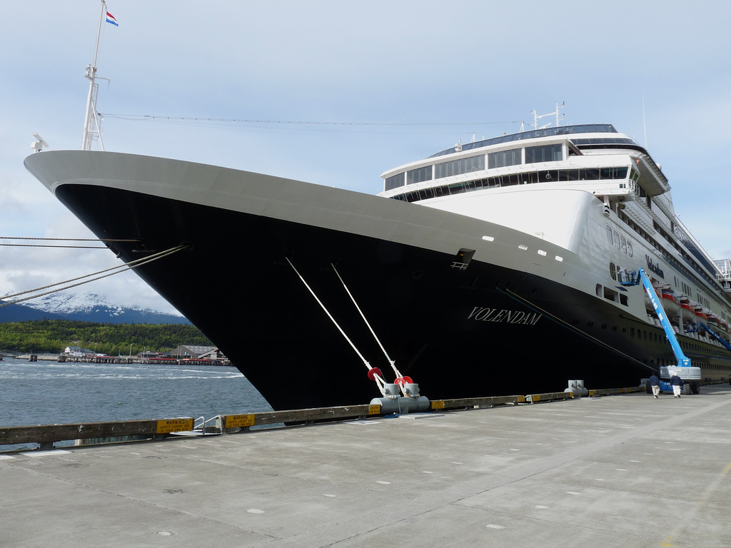 MS 'Volendam' at Skagway