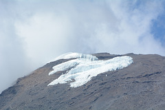 The Remains of the Glacier on the Kibo Caldera (the Top of Kilimanjaro)