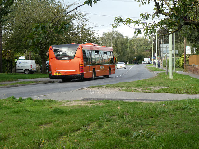 Mulleys Motorways YN54 NXK in Mildenhall - 9 Sep 2020 (P1070533)