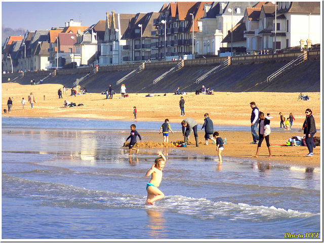 February: it's not in the Caribbean, it's in Normandy!!