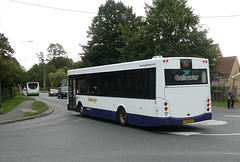 Galloway 204 (YJ60 GDO) and Stephensons 432 (EU10 NVR) in Mildenhall - 9 Sep 2020 (P1070585)