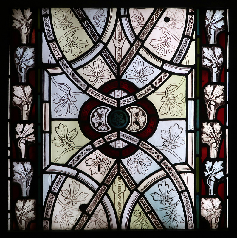 Stained glass panel