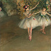 Edgar Degas : Deux danseuses sur scène (Du dancistinoj sur la scenejo)