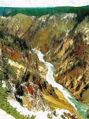Grand Canyon of the Yellowstone - Yellowstone National Park