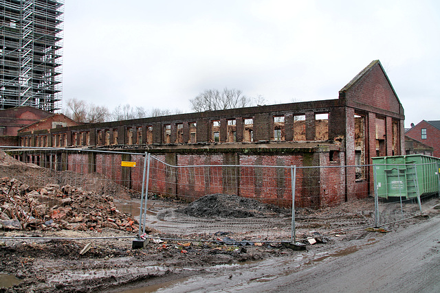 Zeche Osterfeld 4, ehemalige Kaue (Oberhausen-Klosterhardt) / 20.01.2018