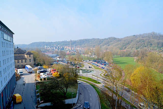 Aussicht vom Diakonie-Klinikum Schwäbisch Hall