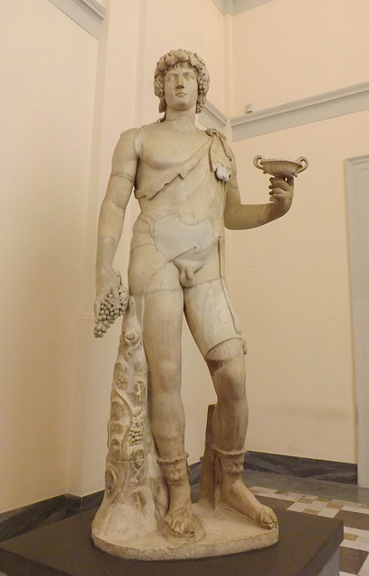 Antinous-Bacchus in the Naples Archaeological Museum, July 2012