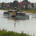 Dresden hat die älteste Radschaufel- Dampferflotte der Welt