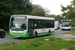Stephensons 432 (EU10 NVR) and Galloway 204 (YJ60 GDO) in Mildenhall - 9 Sep 2020 (P1070582)