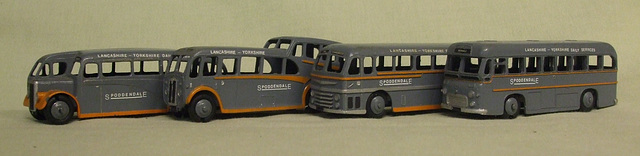 Dinky Toy models in the Spoddendale fleet