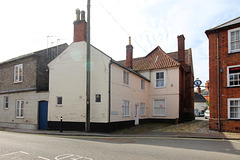 House on the corner of Broad Street and Cork Bricks, Bungay