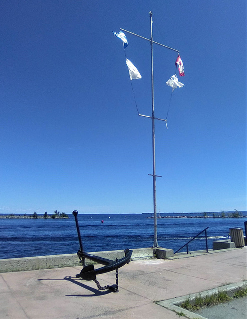 Ancre et mât / Anker und Mast