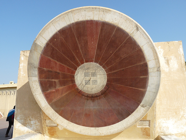 Jaipur- Jantar Mantar (Observatory)- Sundial