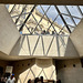 Paris 2024 – Musée du Louvre – Looking out through the pyramid