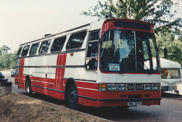 Ementon of Cranfield, Beds RHL 217X at Barton Mills picnic area (A1065) – 5 Aug 1995 (278-22)