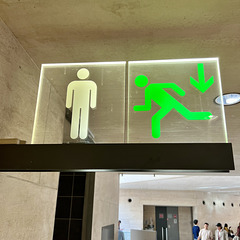 Paris 2024 – Musée du Louvre – White and green man