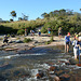 Venezuela, Crossing the River Tek on the Way to Roraima