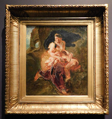 Sketch of Medea About to Kill her Children by Delacroix in the Metropolitan Museum of Art, January 2019