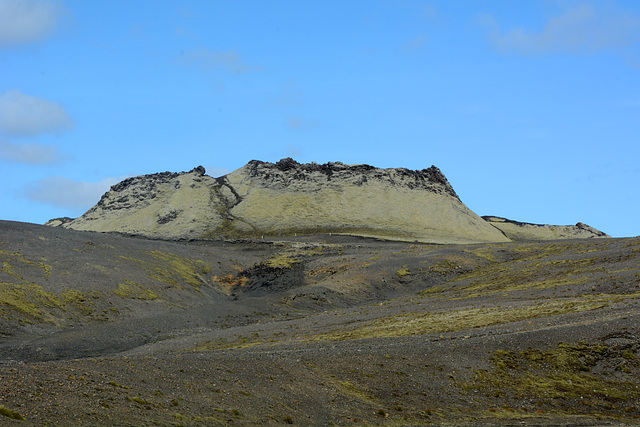 Iceland, The Second Volcanic Crater from the South-West of Tollest Point in the Lakagigar Chain