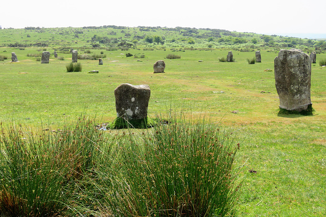 the hurlers, bodmin moor, cornwall