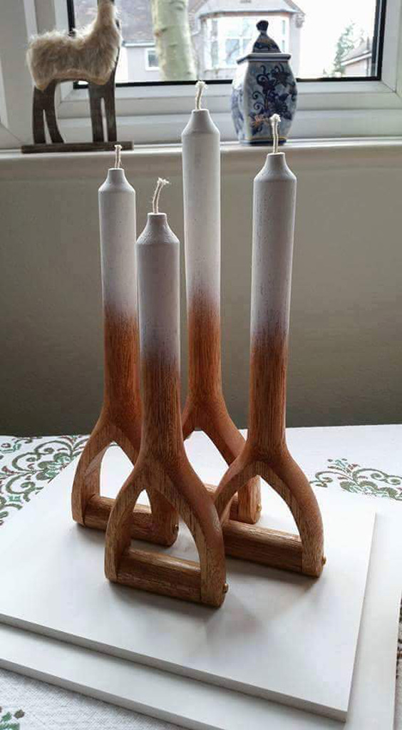 fork candles !!