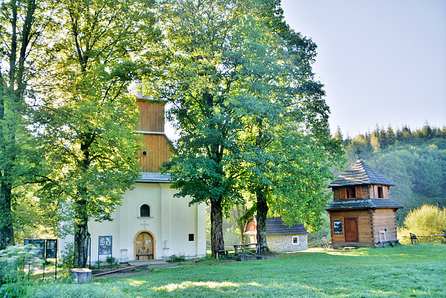 Orthodoxe Kirche in Łopienka ,Karpaten Polen